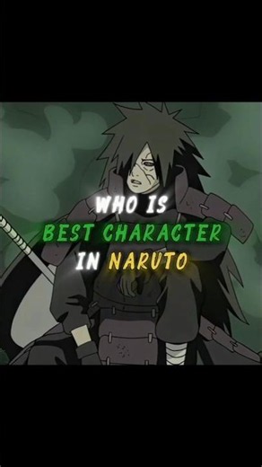 WHO IS THE BEST CHARACTER IN NARUTO? 🤔🔥 #naruto #anime
