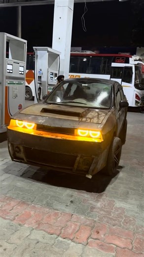 Day 58 Muscle Car Build | First test Drive & Fuel up | Hatchback to Muscle Car #youtubeshorts