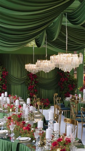 iCandy on Instagram: "Wrapped in festive greens, candlelight, and quiet luxury. Christmas done beautifully ♥️ Host @oliviazventures Event styling and decor @icandyug Videography @ntwatwa.arnold"