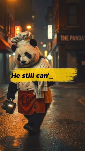 This Panda Chef Is Tired… But Life Doesn’t Pause#shorts#panda#cute#life#bills#chef