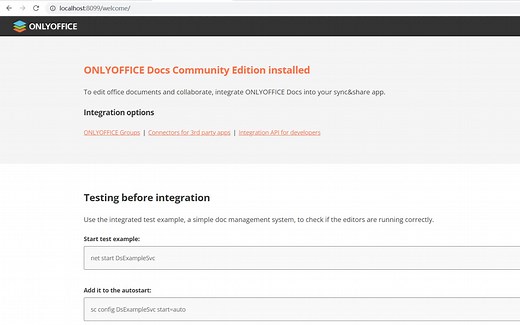在windows服务器上安装 ONLYOFFICE和配置SpringBoot项目