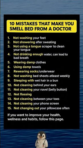 15 Hygiene Mistakes That Can Make You Smell Bad | Body Odor & Hygiene Tips