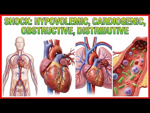 2. Shock: Hypovolemic Shock, Cardiogenic Shock, Obstructive Shock, Distributive Shock