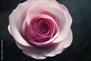 process of drawing a rose flower by generative AI, AI drawing