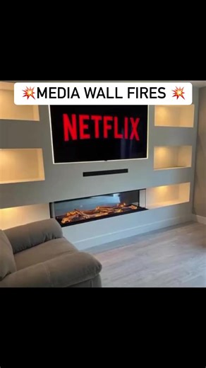 2.1K views | Media wall fires Ireland electric fires ni Evonic solus gazco ezee glow British fires 3 sided media wall electric fireplace | Stove World NI & The Fireplace Boutique | Facebook