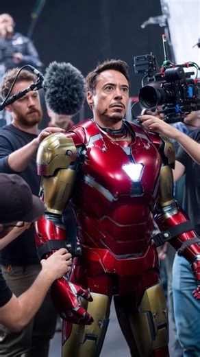 Iron Man BTS 🔥 Behind The Scenes Cinematic Marvel Style #shorts #ironman #marvel