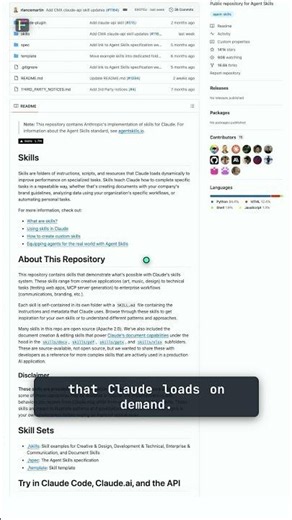 anthropics/skills — Teach Claude any job 🟢 Clone #Shorts