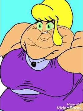 starfire gets big hair & gets fat!!!! 😎