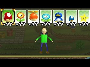 What happens when Baldi uses Mario's Power-Ups?