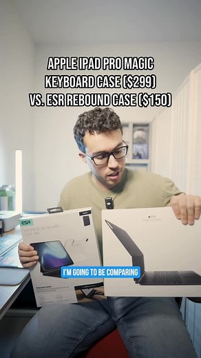 1.1K views | Should you ball out on Apple's Magic Keyboard Case for your iPad Pro, or will this half-priced alternative do the trick 樂 here's a close up look at two of the best iPad Pro keyboard cases out there right now  #ipadkeyboard #ipadpro #magickeyboard #techaccessories #comparsion | Tom's Guide | Facebook