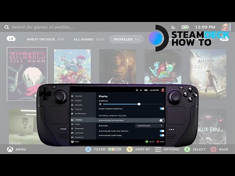 How to Change Screen Resolution on Steam Deck
