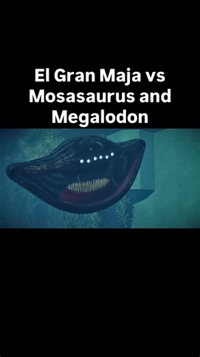 Richard The Ghost King on Instagram: "El Gran Maja vs Mosasaurus & Megalodon part 1 #elgranmaja #megalodon #animation"