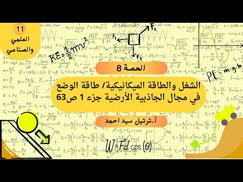 Lesson 8: Potential Energy in the Earth's Gravitational Field, Part 1, Physics for 11th Grade Sci...