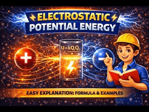 Electrostatic Potential Energy | Easy Explanation (Diploma/Polytechnic)