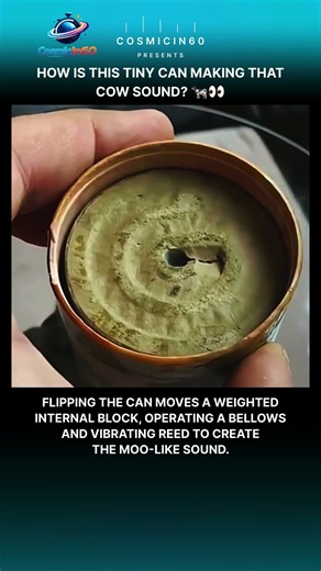 How Does This Tiny Can Sound Like a Cow? 🐄👀