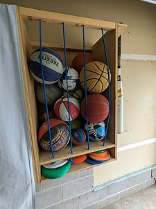 Sporting Goods Storage/bat Rack & Baseball Gear Cabinet Plans - Etsy Canada