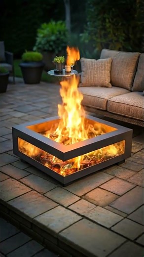 How to Make a Modern Low Square Fire Pit | CNC Plasma & Laser Cut Files 🔥