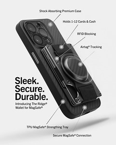 BACK IN STOCK: Ridge Wallet for MagSafe. Get Apple’s Must-Have Accessory Before It's Gone, Again. | The Ridge