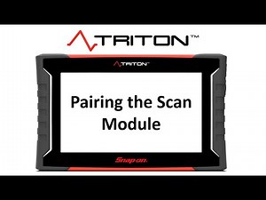 Pairing the Scan Module | TRITON™ Training