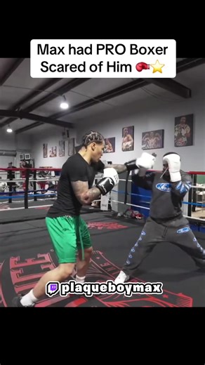 Max Instills Fear in Professional Boxer