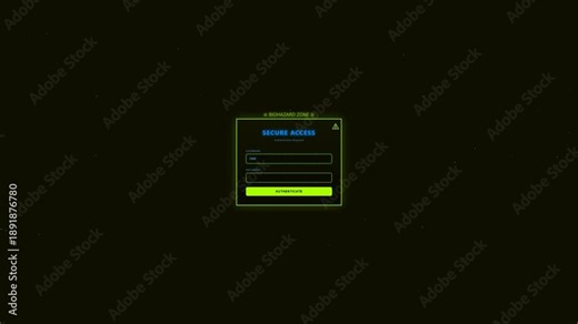 System administrator login process is interrupted by a hacking alert animation showing a singularity detection message