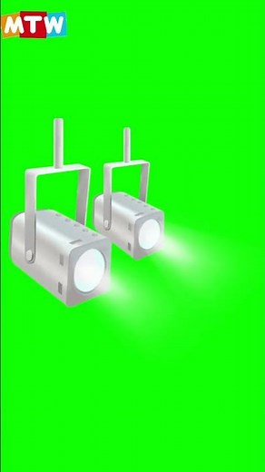DJ Spotlight Green Screen Effect 💡 | Stage Light Animation #greenanimation #djlight
