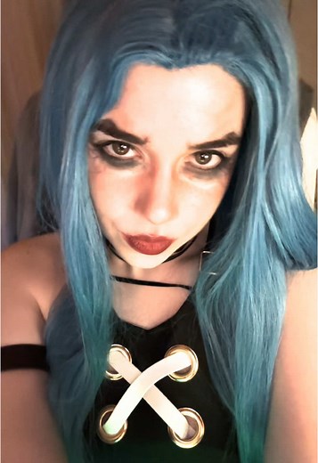 Realistic Jinx Cosplay from Arcane Series