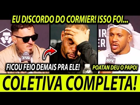 CORMIER FOI EXPOSTO!🚨COLETIVA DE IMPRENSA UFC 321 TOM ASPINALL X CIRYL GANE e MACKENZIE DERN X VIRMA