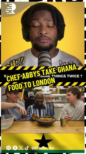 Why do Ghanaians actually name things twice? 😂 Ghanaian chef @Chefabbys takes Ghana food to London and the world🇬🇭 …. #fyp #foodie #cultureshock #ghana #ghanatiktok🇬🇭