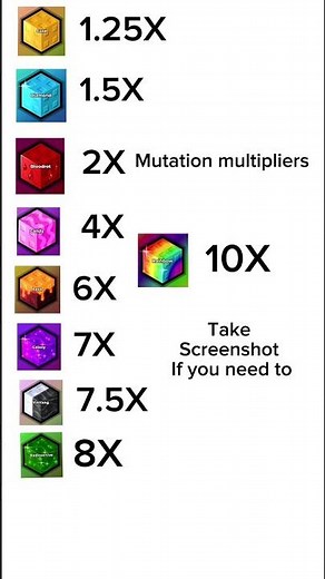Mutation multipliers #roblox #viral #sab #rblxshorts #shorts