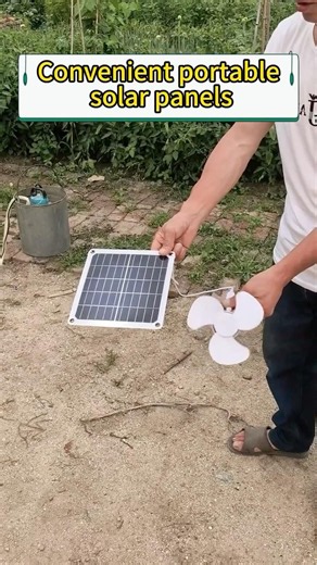 Portable solar panels that are easy to carry and use#solarpanel #solarsavings #solarpower #fypシ