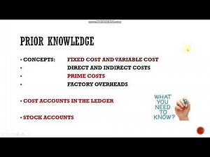 Accounting - Cost Accounting (Grade 12)