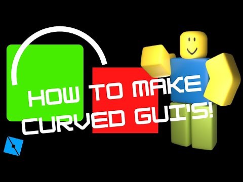 How to make Curved GUI's without Plugins! | Roblox Studio | Very Easy! | Make advanced GUI's! |