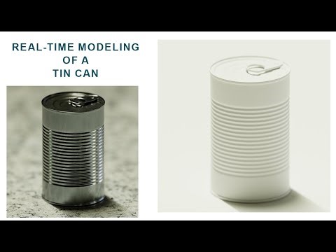 Full Real-Time 3D Can Modeling in Blender – From Scratch
