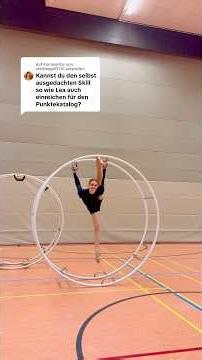 Insights zum Alien Split als Rhönrad Kreativelement ✨🤗☺️ #rhönrad #sports #gymwheel #sport