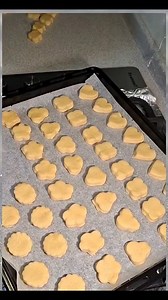 Cut-Out Shortbread Cookies Ingredients 1 cup unsalted butter, softened ½ cup granulated sugar (plus extra for sprinkling) 2 cups all-purpose flour ¼ tsp salt 1 tsp vanilla extract Instructions 1. Make Dough: Beat butter and sugar until creamy Add vanilla. Mix in flour and salt until a soft dough forms. 2. Roll Out: Roll dough to ¼ inch thick. Sprinkle lightly with sugar. 3. Cut Shapes: Use heart or flower cookie cutters to cut out cookies. 4. Bake: Place on a parchment-lined tray. Bake at 350°F 