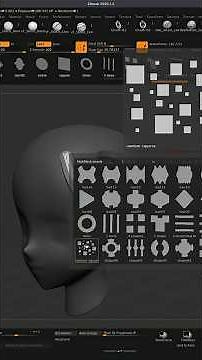 How to easily create stylized hair in zBrush for your 3d characters