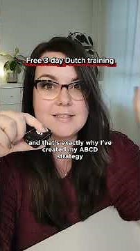 Free 3-day Dutch training - in 1 week