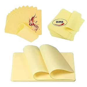 Blank Tattoo Skin Practice - Beoncall 20pcs Double Sides Silicone Practice Pads Practice Skin Fake Skin Tattoo Supplies Microblading Skin