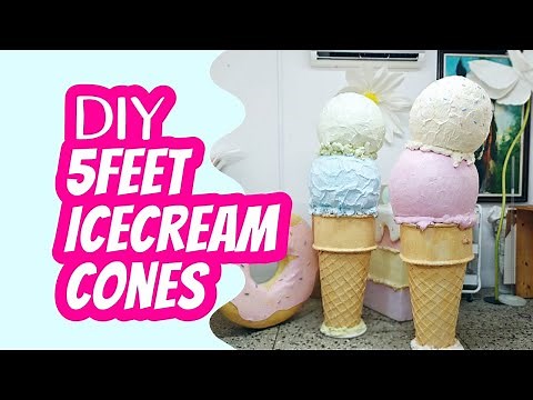 Giant Treats: How to Make an Oversized Ice Cream Cone for Events! [PART 1]
