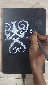 Draw ornament seamless pattern