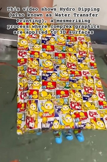 Water Transfer Printing #HydroDipping #WaterTransferPrinting #DIYCrafts #SatisfyingVideos #CustomArt