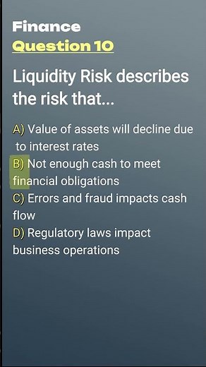 What is Liquidity Risk?