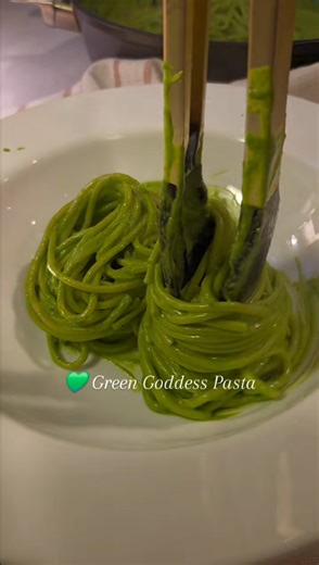 Green goddess pasta creamy herb packed spring pasta recipe