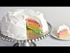 Rainbow Sherbet Cake Recipe