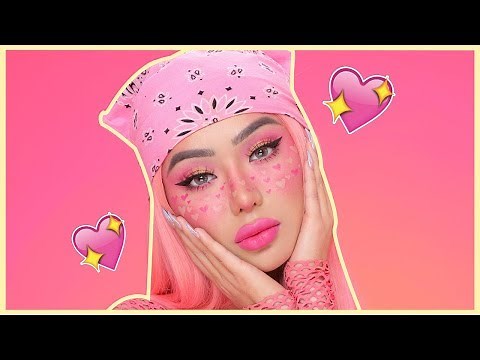 ♡ VALENTINES DAY HEART FRECKLES MAKEUP TUTORIAL ♡