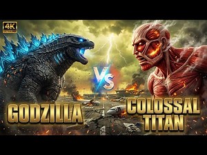 Godzilla vs Colossal Titan at the Airport | Epic Kaiju Battle & City Destruction