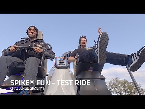 Maurer Rides tests the Spike® Fun at Skyline Park
