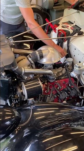 Ford Flathead V8 Turbo First Start