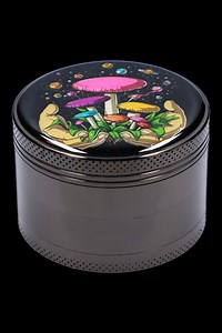 63mm Chrome w/ Space Hands Mushroom Grinder